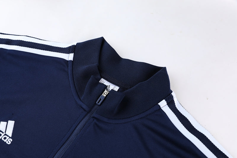 Adidas Training Jacket - Navy Blue/White II