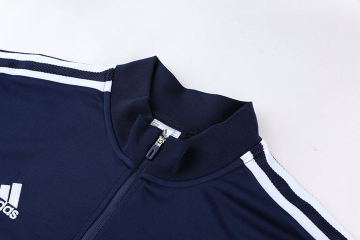 Adidas Training Jacket - Navy Blue/White II