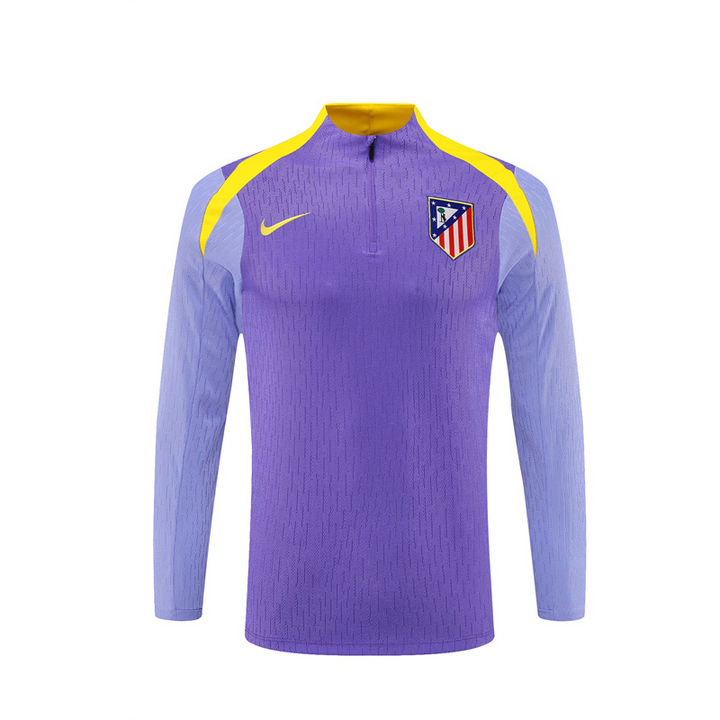 Atlético Madrid 2025/26 Training Jacket - Navy Blue/Yellow