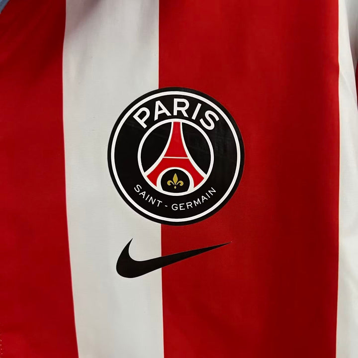 PSG Reversible Windbreaker Jacket - Red/Light Blue