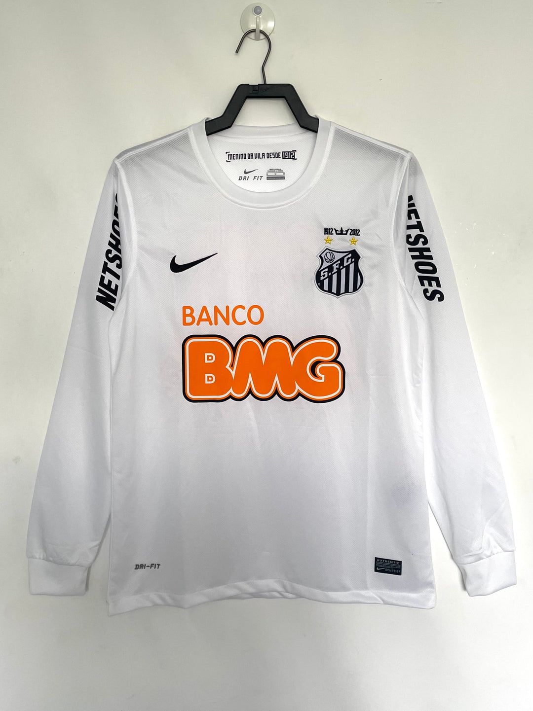 Santos 12/13 Home Retro Shirt - Long Sleeve