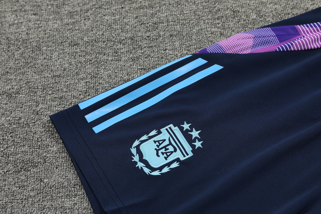 Argentina 2024/25 Training Short - Navy Blue/Lilac