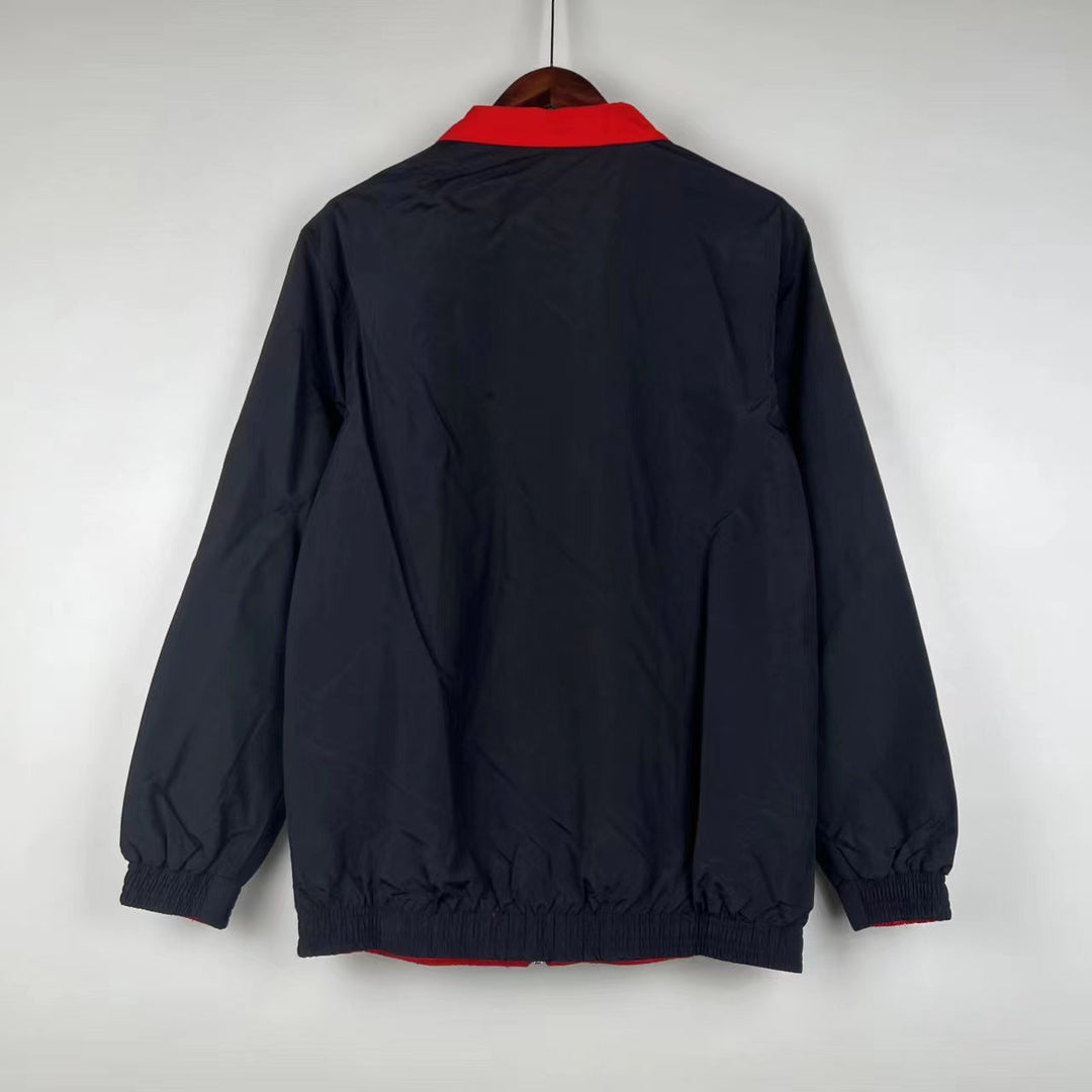 River Plate Windbreaker Jacket - Black/Red