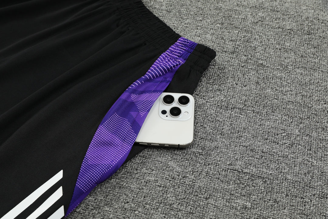 Real Madrid 2024/25 Training Kit - Black/Purple
