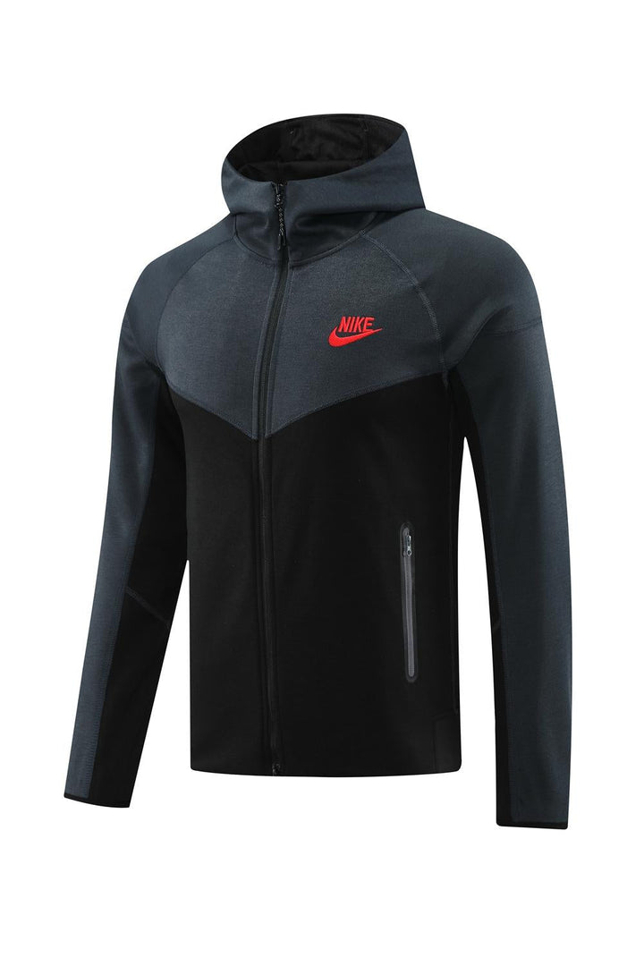 Nike Tech Fleece Jacket - Dark Grey/Black