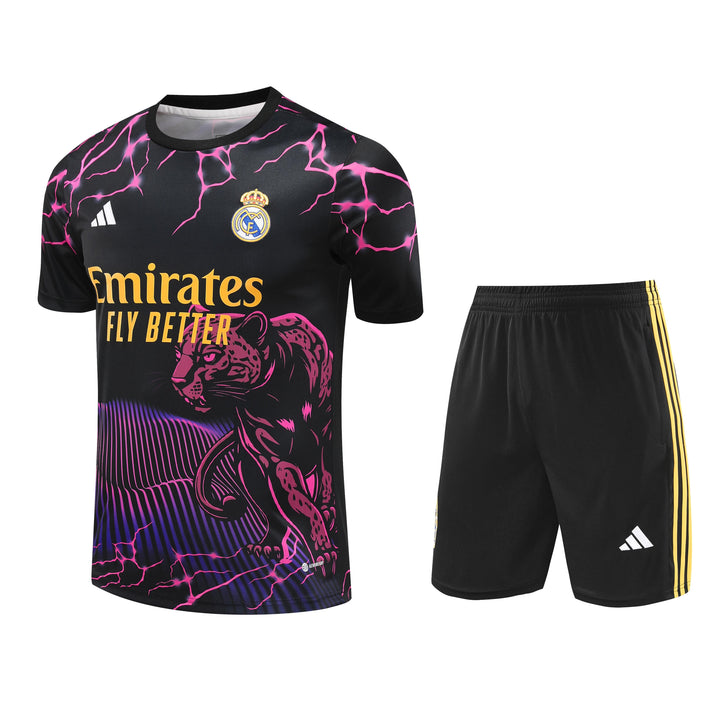 Real Madrid 2024/25 Training Kit - Black/Purple