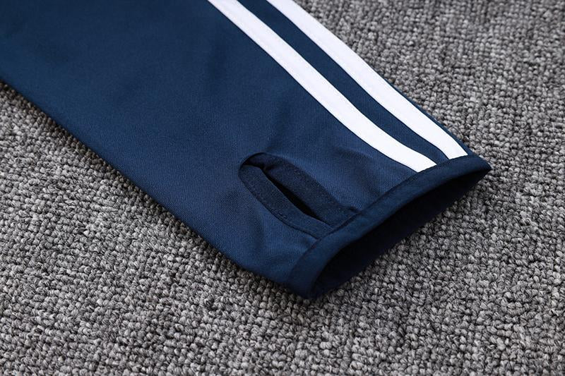 Adidas Training Jacket - Navy Blue/White