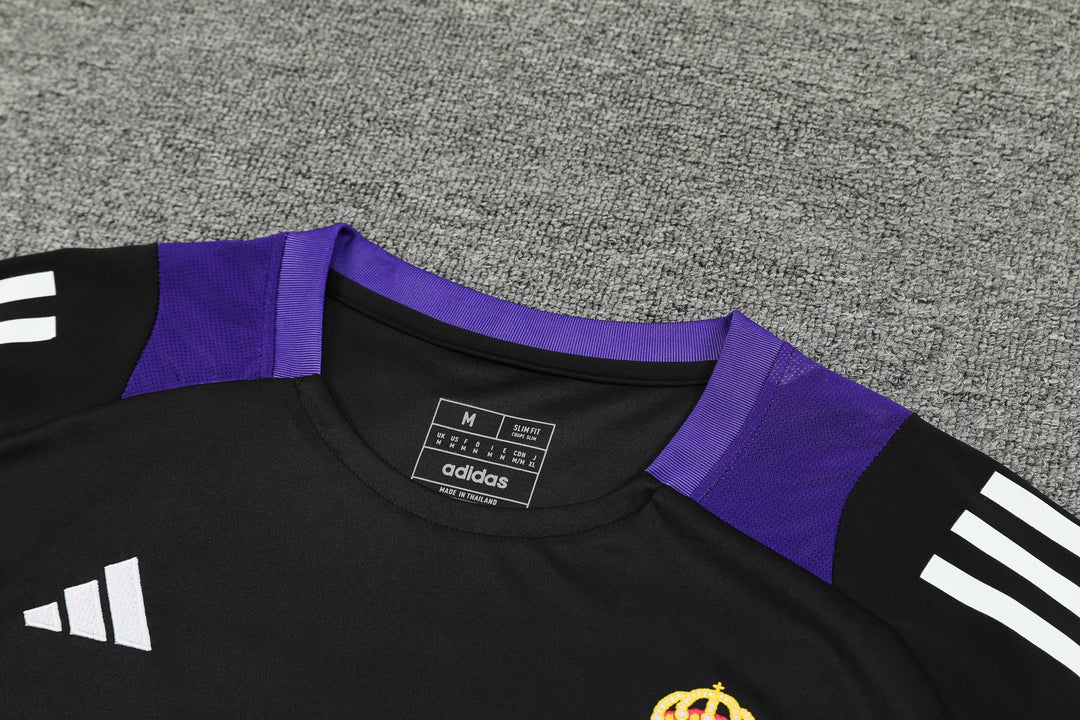 Real Madrid 2024/25 Training Kit - Black/Purple