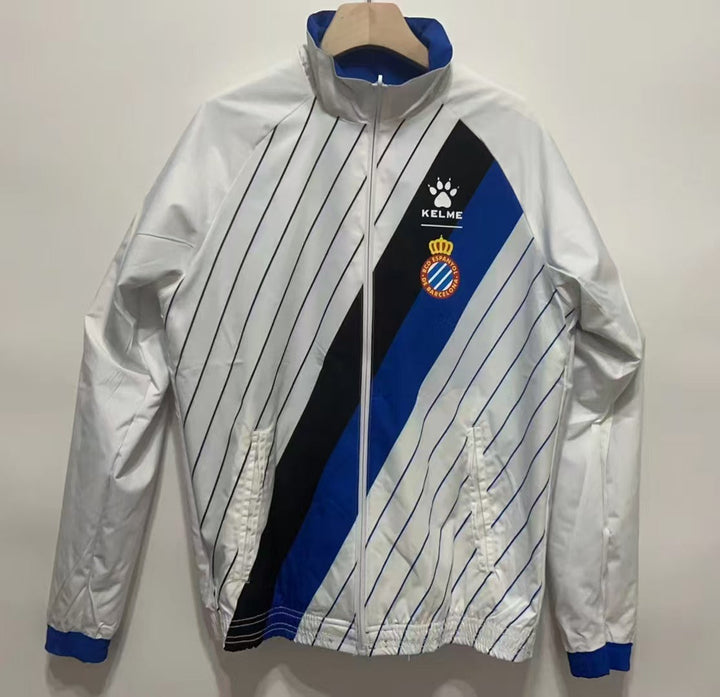 RCD Espanyol Reversible Windbreaker Jacket - White/Blue