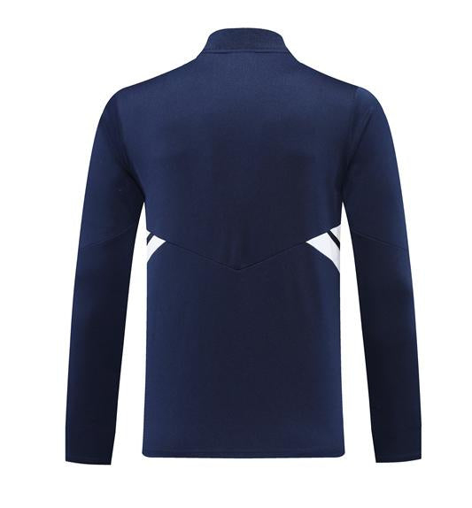 Adidas Training Jacket - Navy Blue/White II