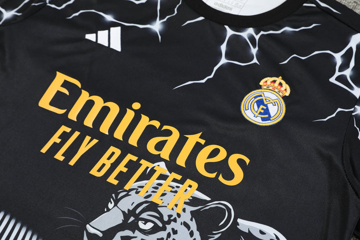 Real Madrid 2024/25 Training Kit - Black/White