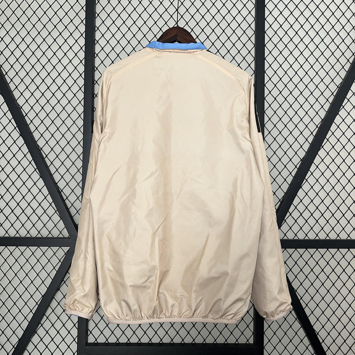 Tigres Reversible Windbreaker Jacket - Light Blue/Beige