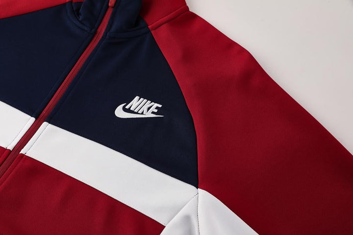 Nike Jacket - Red/Navy Blue