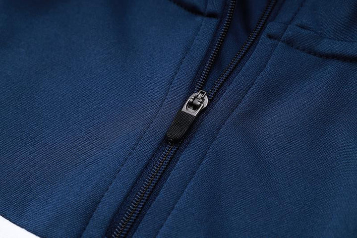 Adidas Training Jacket - Navy Blue/White