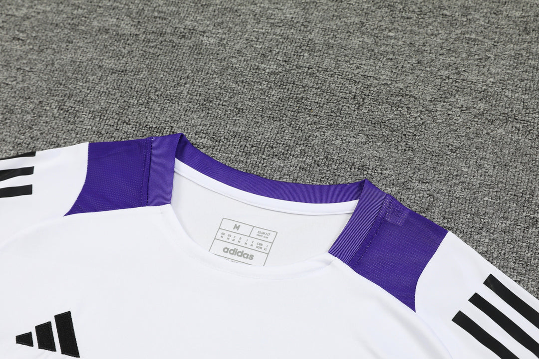 Real Madrid 2024/25 Training Kit - White/Purple