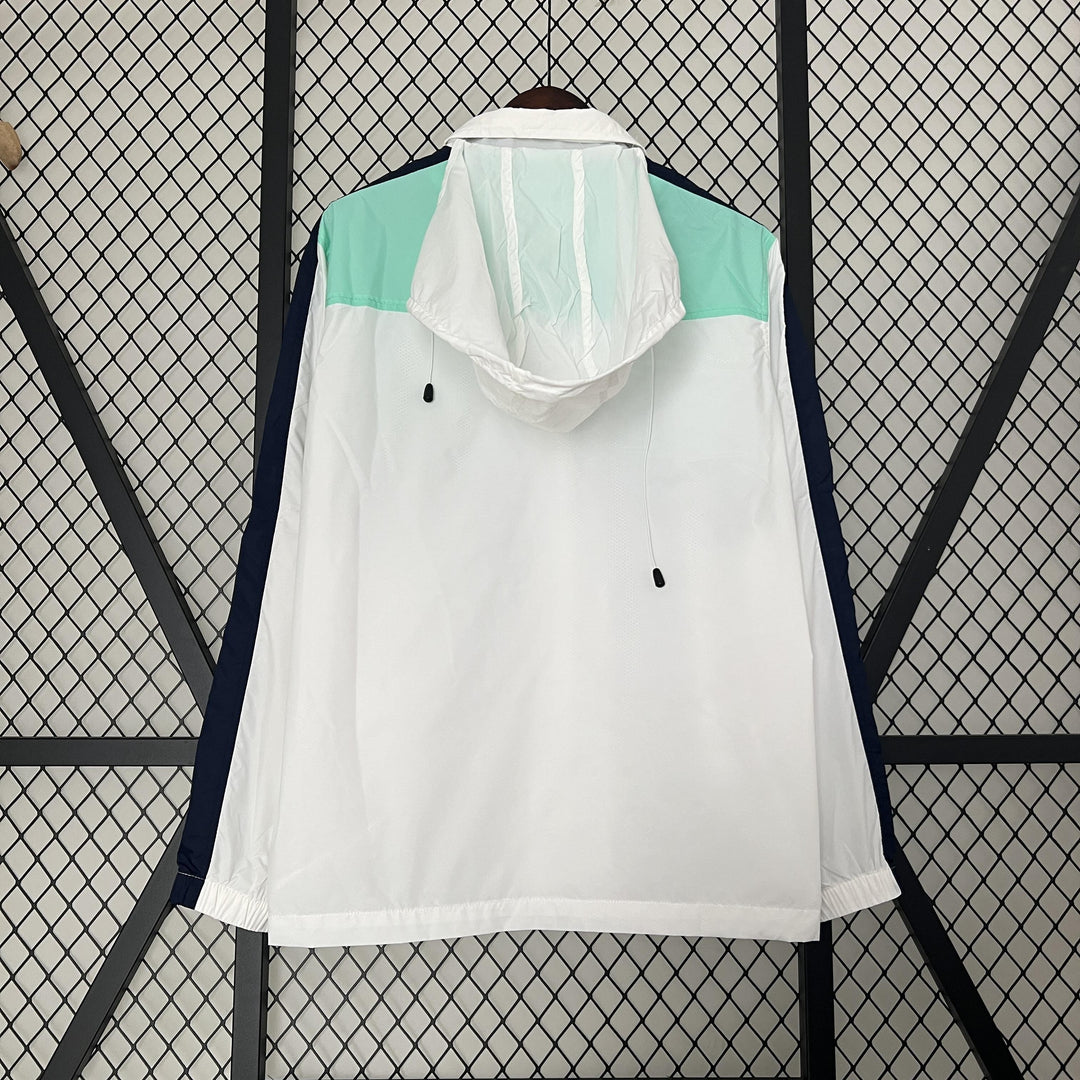 Nike Windbreaker Jacket - White/Turquoise