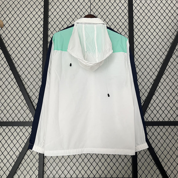 Nike Windbreaker Jacket - White/Turquoise