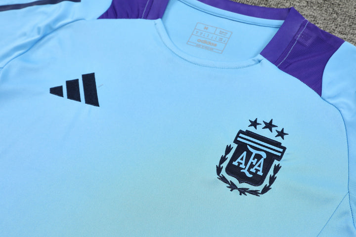 Argentina 2024/25 Training Shirt - Light Blue/Navy Blue