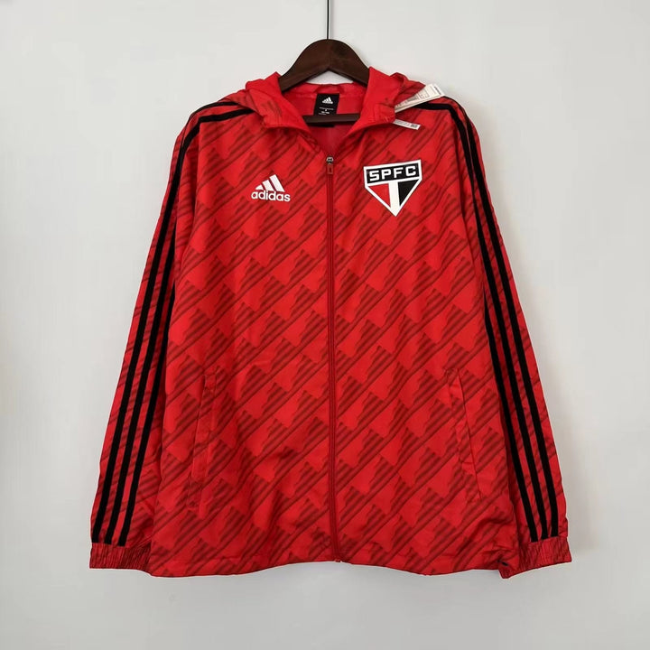 São Paulo Windbreaker Jacket - Red