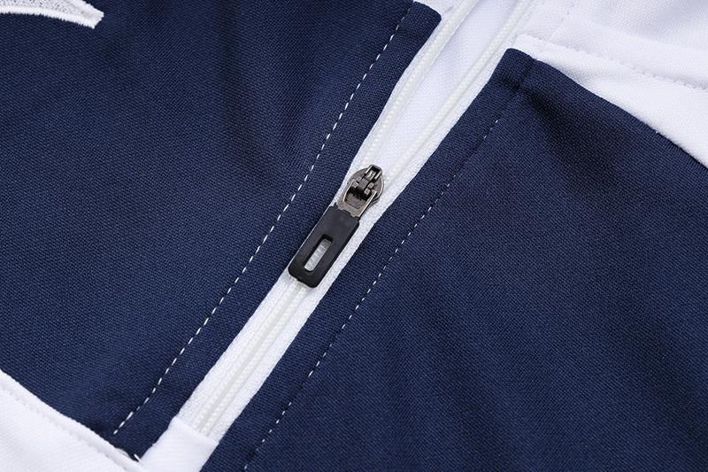 Joma Training Jacket - White/Navy Blue II