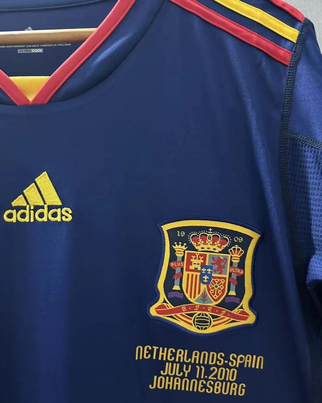 Spain 10/11 Away Retro Shirt - INIESTA #6 (+Patches)