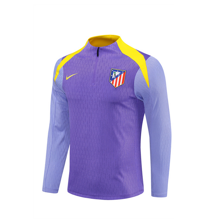 Atlético Madrid 2025/26 Training Jacket - Navy Blue/Yellow